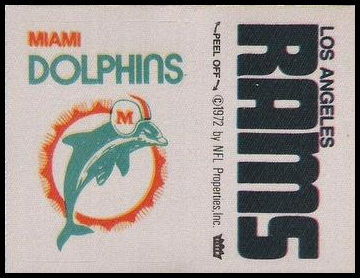 Miami Dolphins Logo Los Angeles Rams Name